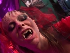 アナル, ブロンド, 茶髪の, カップル, 足フェチ, ハードコア, ストッキング, 三人