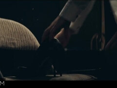 Sadomasochismus, Grosse titten, Blondine, Blasen, Domination, Lingerie, Reiten, Hintern versohlen