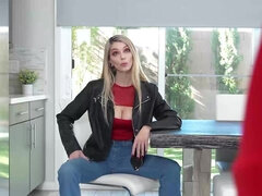 Grosser schwanz, Schwarz, Blondine, Schwanz, Fetisch, Hardcore, Hd, Interrassisch