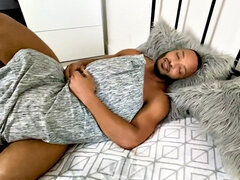 Mesmerized Black bottom barebacked in amateur POV home