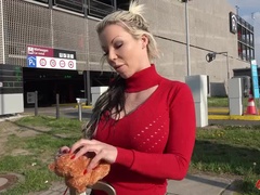 デカチン, デカパイ, フェラチオ, 顔射, ドイツ人, 淫乱熟女, アウトドア, 現実