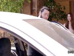 18, 素人, フェラチオ, 捕まる, バック, ヨーロピアン, Hd, 赤毛