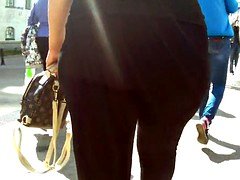 Grote kont, Zwart, Zwart, Fetisj, Moeder die ik wil neuken, Spandexonderbroek, Bekijker