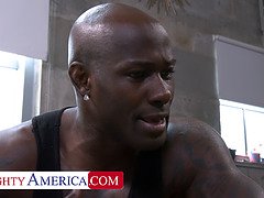 Noire, Queue, Énorme, Bite énorme, Monstre, Naturelle, Seins naturels, Chatte