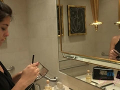 Amateur, Cuarto de baño, Bikini, Morena, Novia, Perforación, Coño, Adolescente