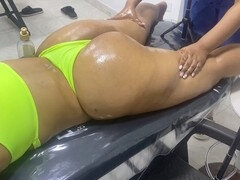 アナル, 叔母, ぽっちゃり, デカ尻, 自家製, インド人, ラティーナ, マッサージ