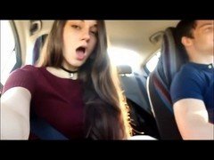 Amateur, Sucer une bite, Voiture, Exhib, Masturbation