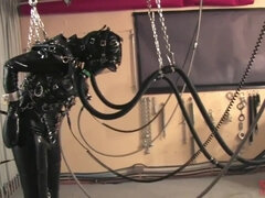 Leie, Sadomasochismus, Blasen, Schwanz, Hd, Latex, Milf, Titten