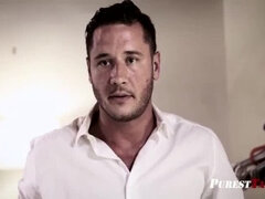 フェラチオ, 茶髪の, 巨乳な, 捕まる, 馬乗り, ガリガリ, ティーン, ヴァージン