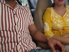 Asiático, Belleza, Verga grande, Tetas grandes, Coche, Pareja, Indio, Público