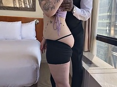 Noire, Blonde, Éjaculation interne, Noir ébène, Interracial