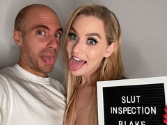 ベッドルーム, 舞台裏, デカ尻, デカパイ, ブロンド, フェラチオ, バック, ティーン