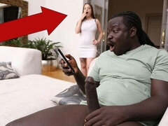 Hard interracial fuck in the cowgirl pose with a slutty Ramona Lapiedra