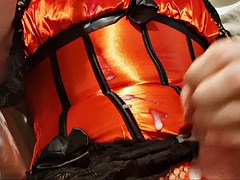 Amateur, Tir de sperme, Homosexuelle, Lingerie, Masturbation, Mature, Collant, Solo