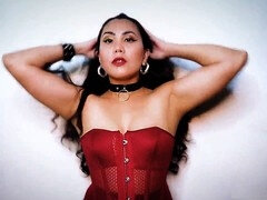 Femme dominatrice, Gants, Cuir, Maîtresse
