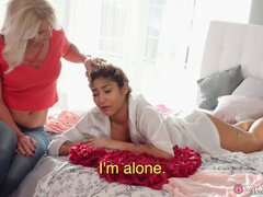 ベッドルーム, デカパイ, ブロンド, バック, エロティック, ヒール, 淫乱熟女, オッパイの