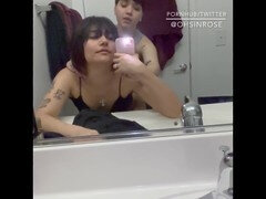 Steamy bathroom sex with a special surprise twist