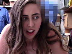 Grote lul, Pijpbeurt, Sperma shot, Handbeurt, Geschoren, Zuigen, Tiener, Trio