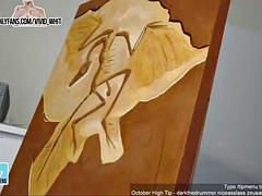 Tetas grandes, Consolador, Peludo, Coño, Solo, Tetas, Camara web