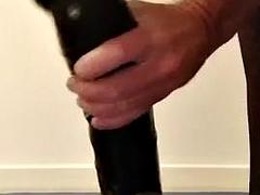Amateur, Travestis, Gode, Noir ébène, Lingerie, Masturbation, Solo, Jouets