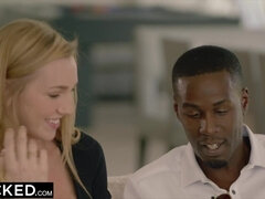 Grosse bite, Gros seins, Blonde, Sucer une bite, Cocu, Queue, Faciale, Chevaucher