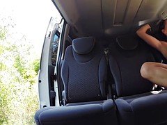 Hot busty teen student bangs stranger