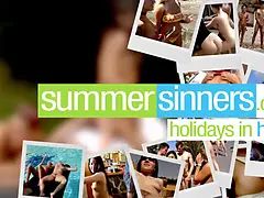 Grosser arsch, Blondine, Blasen, Hd, Orgie, Party, Pool, Spanisch