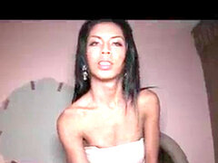 Pijpbeurt, Sperma, Gapende, Vriendin, Hardcore, Ladyboy, Shemale, Thais