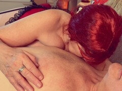 アメリカ人, ぽっちゃり, フェラチオ, イギリス人, 車, エロ熟女, フェラする