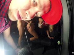 German MILF Lana Vegas Gets Cum on Enhanced Boobs in Dirty Bus Encounter with Conny Dachs