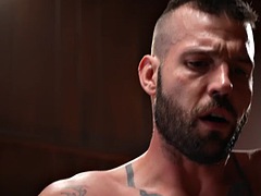 アナル, デカチン, フェラチオ, ゲイ, ハードコア, ホテル