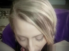 Blonde, Sucer une bite, Éjaculation interne, Tir de sperme, Orgasme, Chatte, Plan cul à trois, Épouse