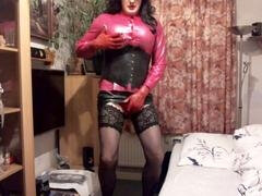 Crossdresser, Schmutzig, Schwul, Deutsch, Masturbation, Solo