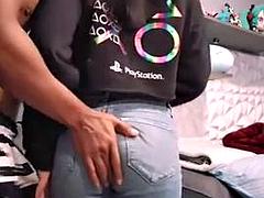 Amateur, Chica, Pareja, Papá, Latina, Mexicano, Madres para coger, Nalgadas