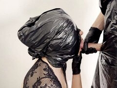 素人, 緊縛, フェラチオ, 口内発射, イく瞬間, 手コキする, オナニー