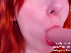 Cul, Mignonne, Gode, Femelle, Rousse roux, Solo, Étudiant, Tatouage