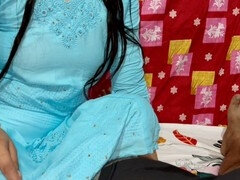 My stepsister visits me for Indian-style sex in my room