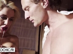 Arschlecken, Grosser arsch, Blondine, Blasen, Vollbusig, Hd, Milf, Tittenfick