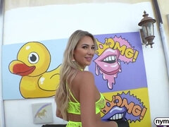 NYMPHO Busty blonde beauty Jordan Maxx fucked and creampied - Mike adriano