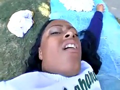 Gros seins, Noire, Pom pom girl, Noir ébène, Interracial, Mère que j'aimerais baiser