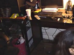 黒人, フェラチオ, 黒人, フェラする