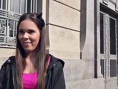 美女, フェラチオ, 茶髪の, 顔射, オマンコ, ティーン, 締まりの良い