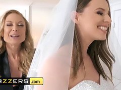 デカパイ, ブロンド, ヒール, 旦那, 母, 現実, ティーン, 三人