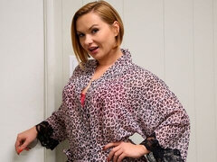 Blondine, Schwanz, Handjob, Lingerie, Masturbation, Milf, Muschi, Entkleiden