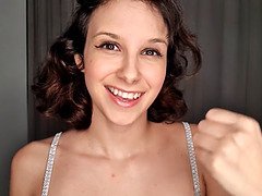 Joi wank off instructions - jizz in my mouth - facial cumshot point of view asmr
