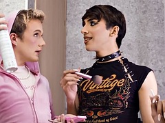 Anal, Bondage domination sadisme masochisme, Travestis, Fétiche, Homosexuelle, Lingerie, Maigrichonne, Tatouage