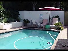 18, 素人, チェコ, 祖父, なめる, オマンコ, 息子, ティーン