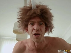 Блондинки, Член, Сперма на лице, Лизание, Наездница, Бритые, Мачеха, Сиськи