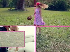 Blonde, Gode, Lunettes, Hd, Seins naturels, Culottes ou slips, Adolescente, Nénés