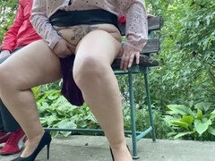 デカ尻, ぽちゃ, 熟年, 淫乱熟女, 母, パンティ, 義母, ストッキング